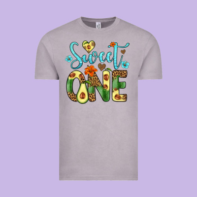 Sweet One Avocado Vintage Tee Designed By Artiststas