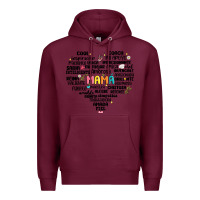 Burgundy spanish mothers day Premium Hoodie - JahusDesignShop