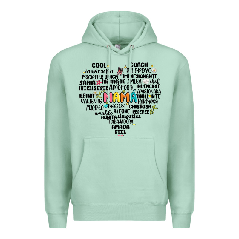 Spanish Mothers Day Premium Hoodie by JahusDesignShop | Teevron