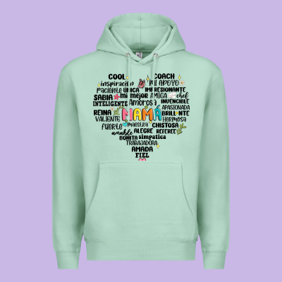 Spanish Mothers Day Premium Hoodie Designed By Jahusdesignshop