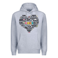 Heather Grey spanish mothers day Premium Hoodie - JahusDesignShop