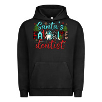 Pigment Black santas favorite dentist Urban Hoodie - JahusDesignShop