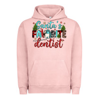Pigment Salmon santas favorite dentist Urban Hoodie - JahusDesignShop