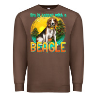 Chestnut life is better with a beagle Premium Sweatshirt - texasbilliewilder