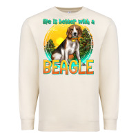 Sandshell life is better with a beagle Premium Sweatshirt - texasbilliewilder