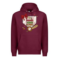 Burgundy hey bubba bubba swing Premium Hoodie - JahusDesignShop