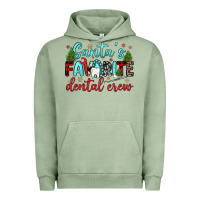 Pigment Oil Green santas favorite dental crew Urban Hoodie - JahusDesignShop