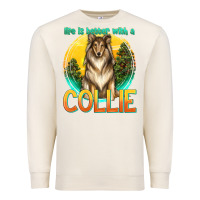 Sandshell life is better with a collie Premium Sweatshirt - texasbilliewilder