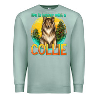 Seafoam life is better with a collie Premium Sweatshirt - texasbilliewilder