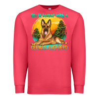 Cardinal life is better with a german shepherd Premium Sweatshirt - texasbilliewilder