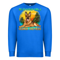 True Royal life is better with a german shepherd Premium Sweatshirt - texasbilliewilder