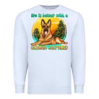 White life is better with a german shepherd Premium Sweatshirt - texasbilliewilder