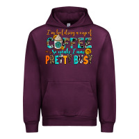 Mauve Wine i am holding a cup of coffee so yeah iam pretty bu Urban Hoodie - AdoDesignShop