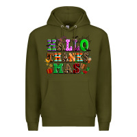 Army Green hallothanksmas Premium Hoodie - AdoDesignShop