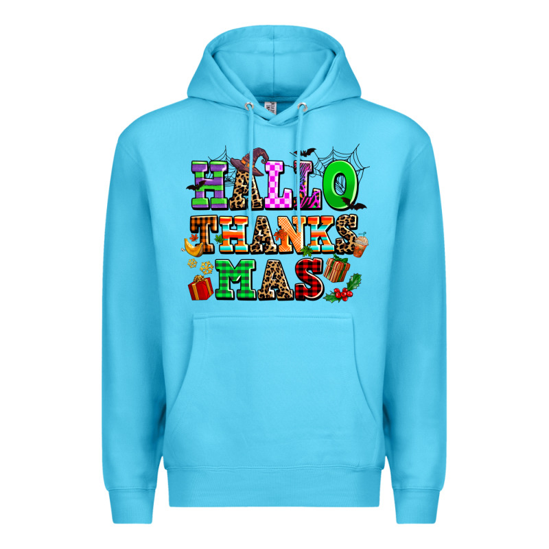 Hallothanksmas Premium Hoodie by AdoDesignShop | Teevron