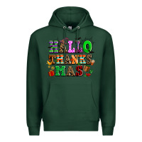 Sports Green hallothanksmas Premium Hoodie - AdoDesignShop