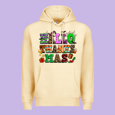 Hallothanksmas Premium Hoodie Designed By Adodesignshop