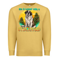 Antique Gold life is better with a st.bernard Premium Sweatshirt - texasbilliewilder