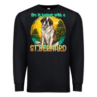 Black life is better with a st.bernard Premium Sweatshirt - texasbilliewilder