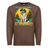 Chestnut life is better with a st.bernard Premium Sweatshirt - texasbilliewilder