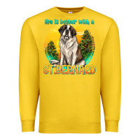 Lemon life is better with a st.bernard Premium Sweatshirt - texasbilliewilder