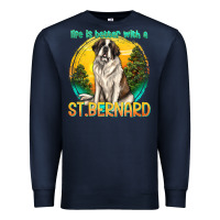 Navy life is better with a st.bernard Premium Sweatshirt - texasbilliewilder