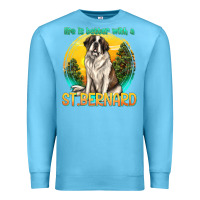 Ocean Blue life is better with a st.bernard Premium Sweatshirt - texasbilliewilder