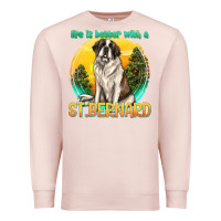 Pale Pink life is better with a st.bernard Premium Sweatshirt - texasbilliewilder