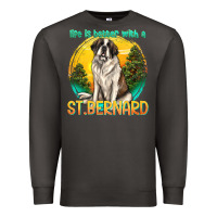 Smoke life is better with a st.bernard Premium Sweatshirt - texasbilliewilder