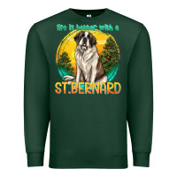 Sports Green life is better with a st.bernard Premium Sweatshirt - texasbilliewilder