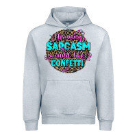 Heather Grey throwing sarcasm around like confetti Urban Hoodie - AdoDesignShop