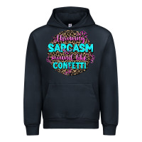 Navy throwing sarcasm around like confetti Urban Hoodie - AdoDesignShop
