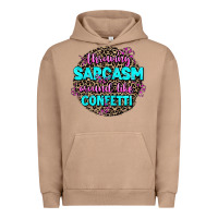 Pigment Burro throwing sarcasm around like confetti Urban Hoodie - AdoDesignShop