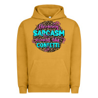 Pigment Peanut Butter throwing sarcasm around like confetti Urban Hoodie - AdoDesignShop