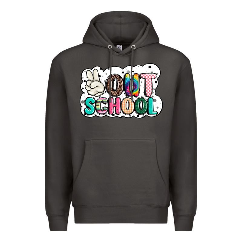 Peace Out School Premium Hoodie by JahusDesignShop | Teevron