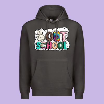 Peace Out School Premium Hoodie Designed By Jahusdesignshop
