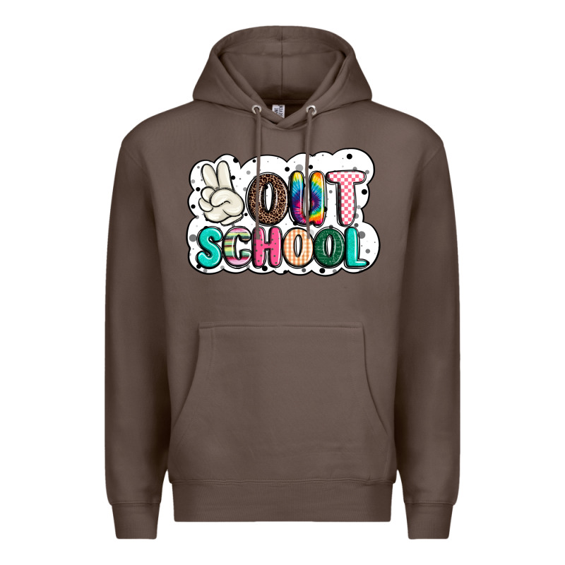 Peace Out School Premium Hoodie by JahusDesignShop | Teevron