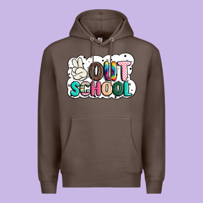 Peace Out School Premium Hoodie Designed By Jahusdesignshop