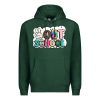 Sports Green peace out school Premium Hoodie - JahusDesignShop