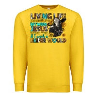 Lemon living life somewhere between jesus Premium Sweatshirt - texasbilliewilder