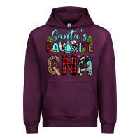 Mauve Wine santas favorite cna Urban Hoodie - JahusDesignShop