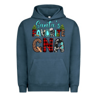 Pigment Midnight Navy santas favorite cna Urban Hoodie - JahusDesignShop
