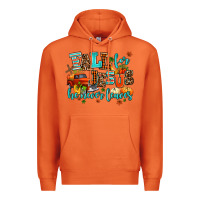 Carrot fall for jesus he never leaves Premium Hoodie - AdoDesignShop