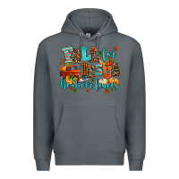 Rock fall for jesus he never leaves Premium Hoodie - AdoDesignShop