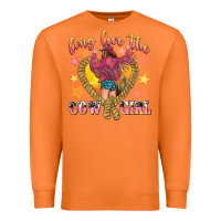 Carrot long live the cowgirl Premium Sweatshirt - texasbilliewilder