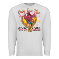 Dove Grey long live the cowgirl Premium Sweatshirt - texasbilliewilder