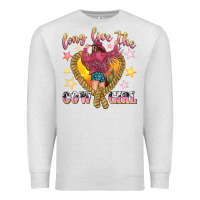 Oatmeal Heather long live the cowgirl Premium Sweatshirt - texasbilliewilder