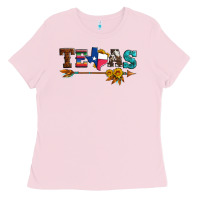 Texas With Arrow And Sunflowers Ladies Tee | Teevron
