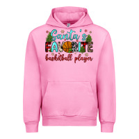 Fuchsia Pink santa s favorite basketball player Urban Hoodie - JahusDesignShop