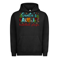 Pigment Black santa s favorite basketball player Urban Hoodie - JahusDesignShop